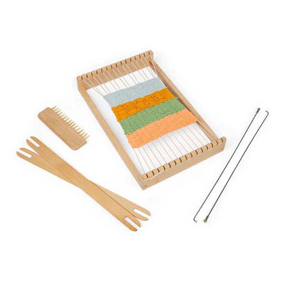 Bigjigs Set di finestre di tessitura in legno, 10dlg.