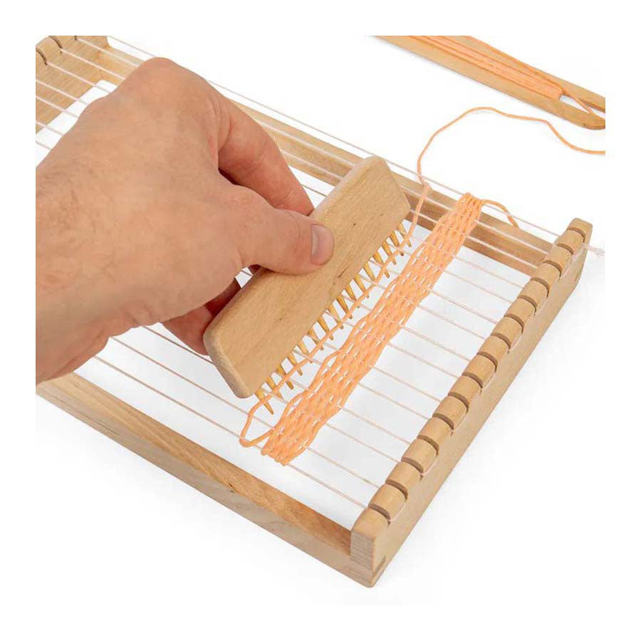 Bigjigs Set di finestre di tessitura in legno, 10dlg.