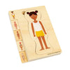 Bigjigs in legno anatomiepuzzel - ragazza, 26st.