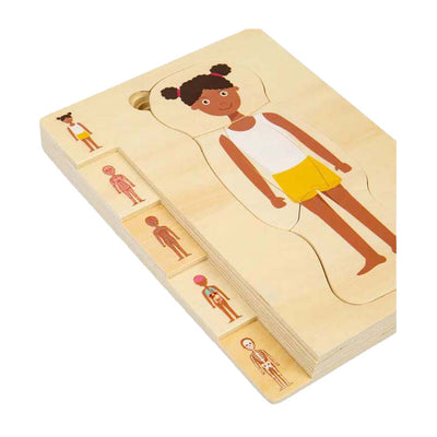 BigJigs Wooden AnatomiePuzzel - Girl, 26.