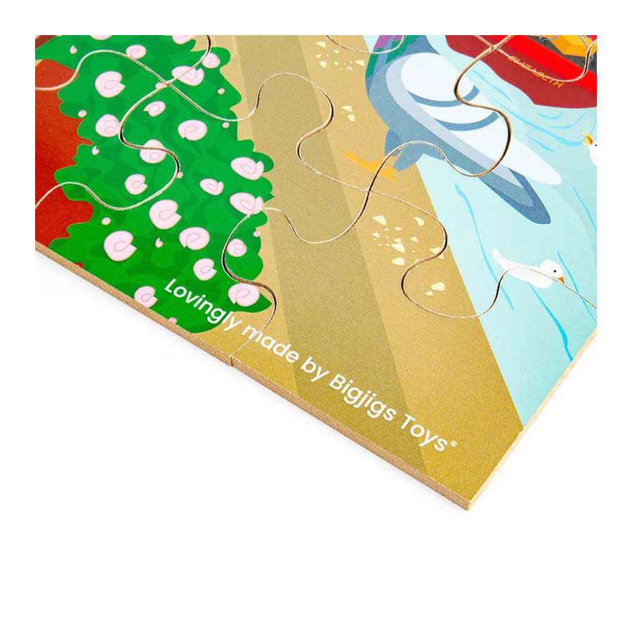 Bigjigs Wooden London City Floor Puzzle, 48.