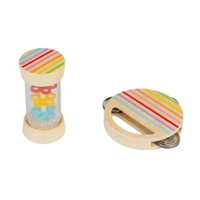 Bigjigs Seting y Rolling Set de madera, 2st.