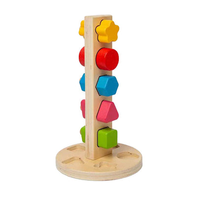 BigJigs Wooden Moeren-enatertoren, 11dlg.