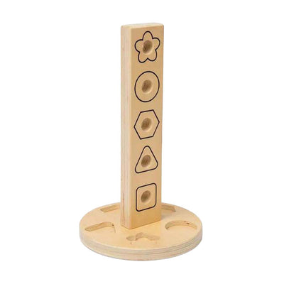 BigJigs Wooden Moeren-enatertoren, 11dlg.