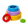 Bigjigs Wooden Flower Tower, 5dlg.