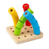 Bigjigs Wooden Shaky Pin Board, 17dlg.