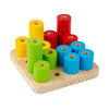 Bigjigs Wooden Shaky Pin Board, 17dlg.
