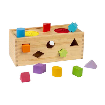 BigJigs Wooden Mystery Box Vormstoof, 10dlg.