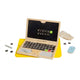 Set di laptop giocattolo in legno Bigjigs, 95dlg.