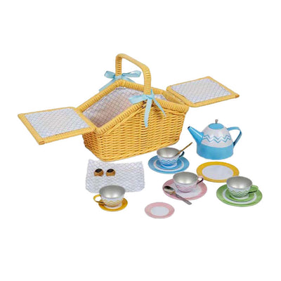 Bigjigs Picnic set en la canasta, 18dlg.