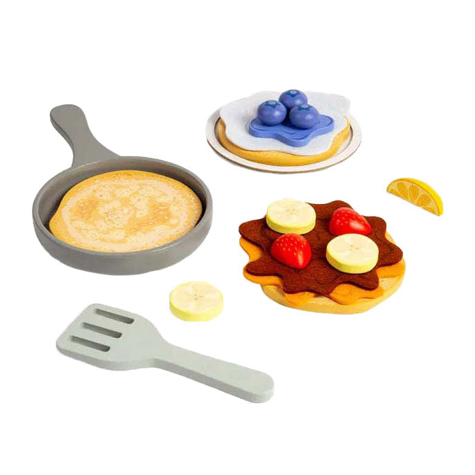 Bigjigs Pancakes de madera Juega, 16dlg.
