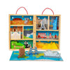 Bigjigs houten reis speelset, 10dlg.
