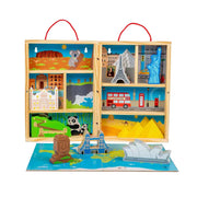 Bigjigs Wooden Reis Play Set, 10dlg. - afbeelding 1