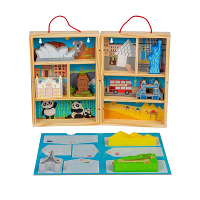 Bigjigs Wooden Reis Play set, 10dlg.