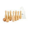 Set di bowling in legno Bigjigs, 12dlg.