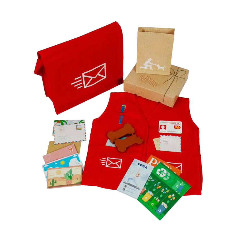 BigJigs Postman Vestir Set con accesorios