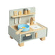 BigJigs Wooden Table Top Kitchen, 7dlg.