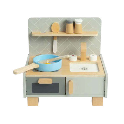 BigJigs Wooden Table Top Kitchen, 7dlg.