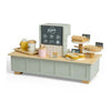 Bigjigs houten koffiecorner speelset, 32dlg.