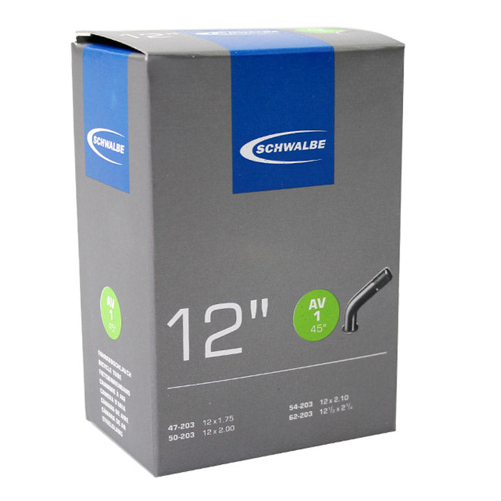 Schwalbe interno tubo AV1 12 pollici 147 62-203 Valiel inclinati a 45 ° gradi