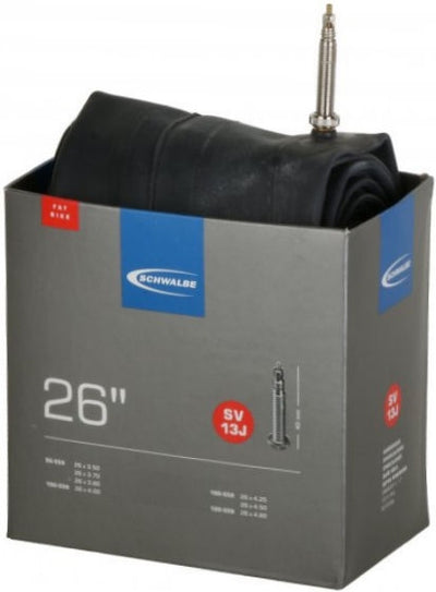 Camera d'aria Schwalbe SV13J, Fatbike 26 x 3,50-4,80. ETRTO 90 120-559, Valvola: Sclaverand french 40mm