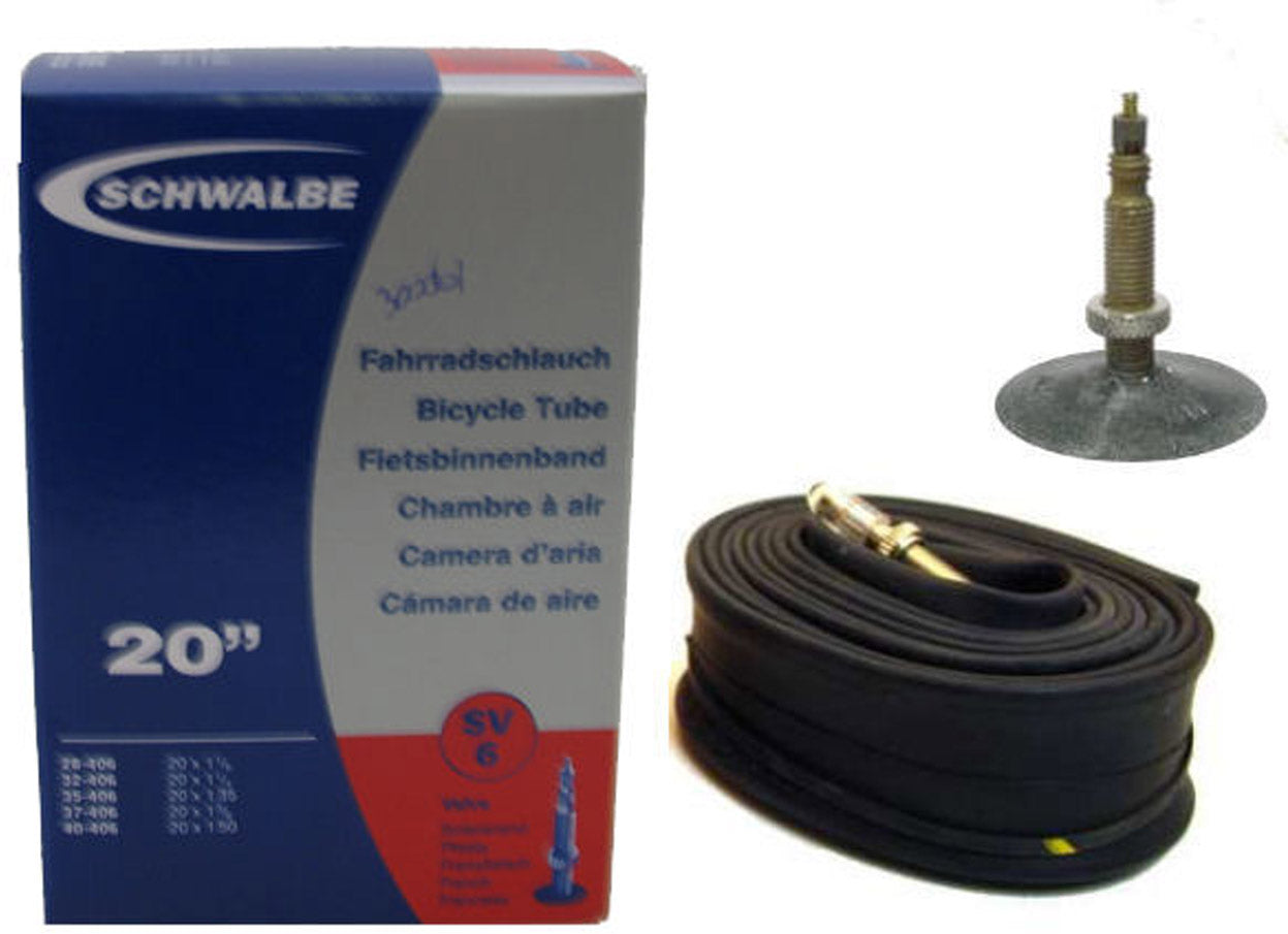 SCHWALBE TUBE INTERNO 20 X 1 1 8-1.50 (28 40-406) SV6 FV 40 mm
