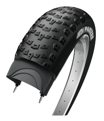 Edge buitenband jedi fatbike 20 x 4.00 100-406 - zwart