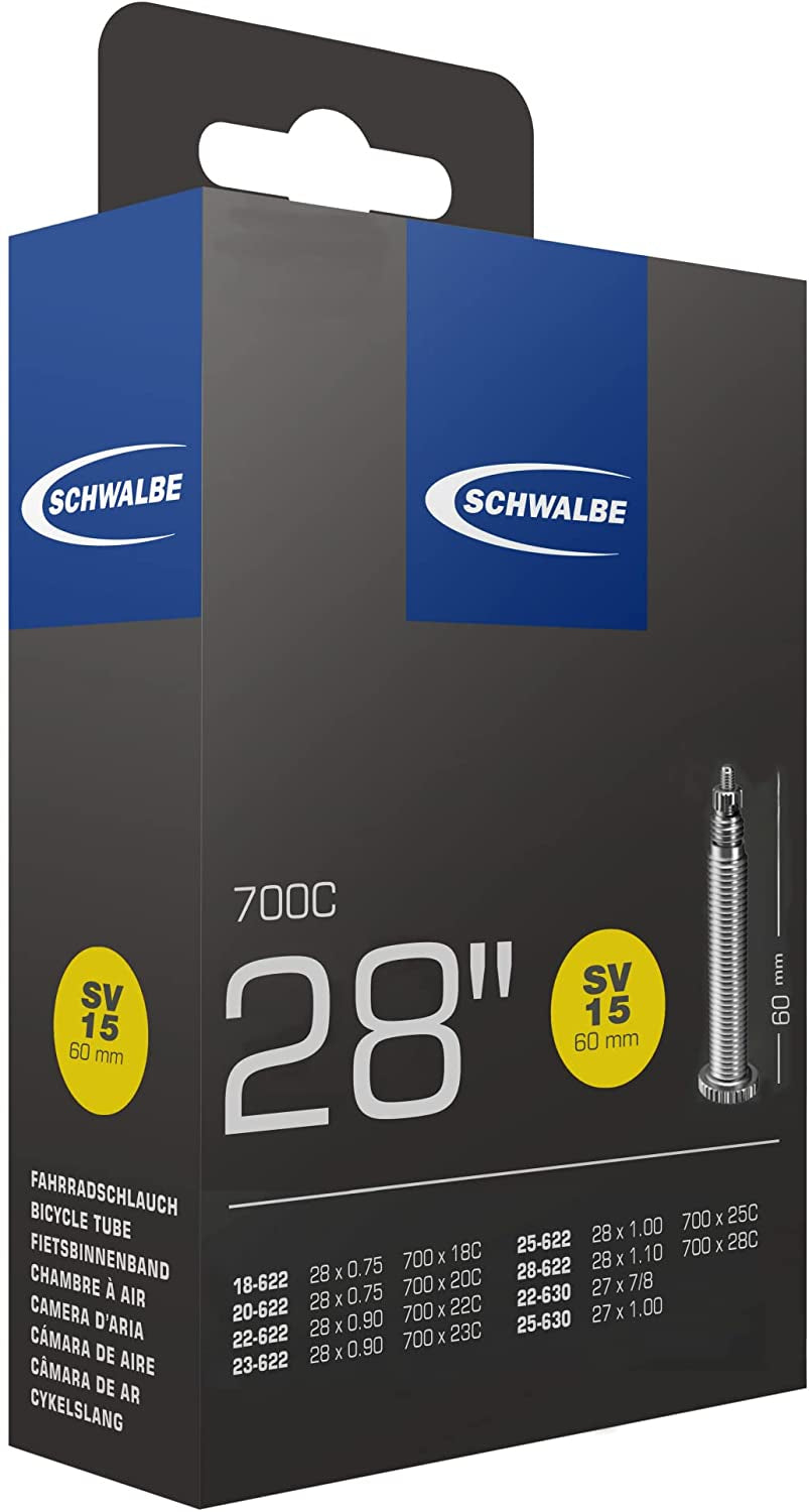 Schwalbe Tubo interno 27 28 x 0.75 1.10 (18 28-622 630) FV 60 mm