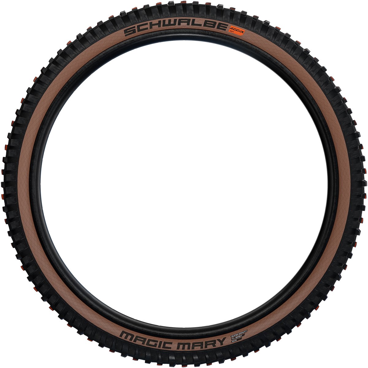 Banda plegable Schwalbe Magic Mary Super Gravity 27.5 x 2.40 62-584 mm - Negro