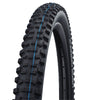 Banda plegable Schwalbe Hans DAMPF Super Trail 29 x 2.60 65-622 mm - Negro