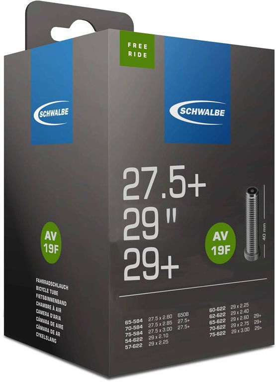 Schwalbe Interna Tube AV19F TR4 Freeride Air Plus 27.5-29 54 75-584 622 40mm Valiel