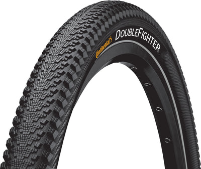 Conti Double Fighter III - flash rápido para ciudad, negro, 28x1 3 8, 37-622, 640g, 4-6 Bar