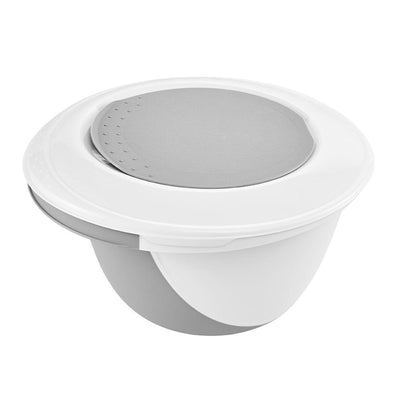 Set di ciotole Keeper 1,5+3,5l bianco grigio