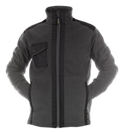 Dassy fleecejas croft grijs zwart l