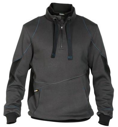Dassy sweater stellar grijs zwart xl