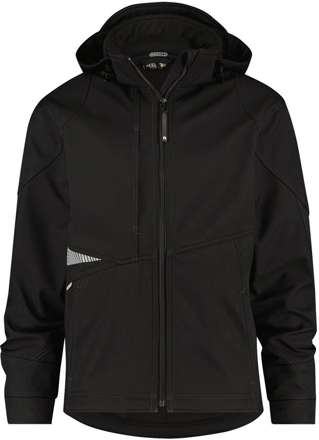 Dassy gravity softshell zwart mt l