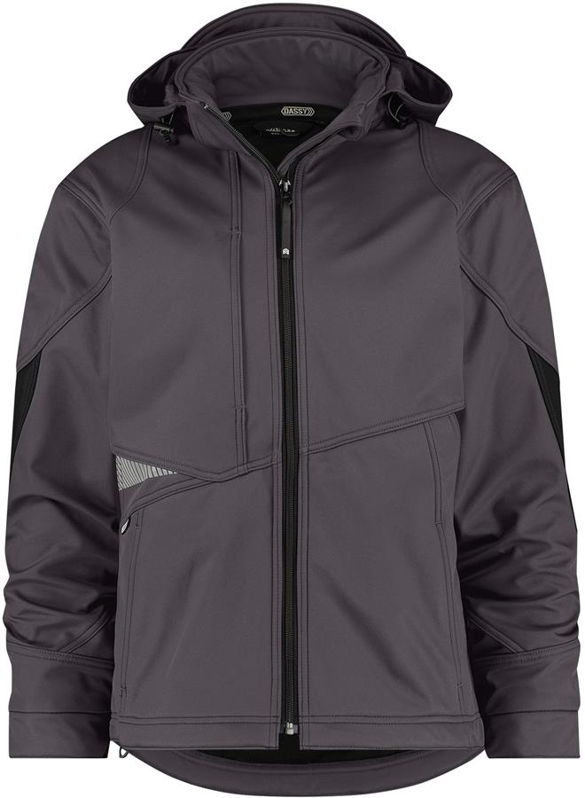 Dassy gravedad softshell gris negro talla xxl