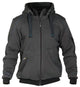 Chaqueta sudadera Dassy pulse antracita negro m