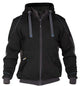 Chaqueta sudadera Dassy pulse negro antracita l