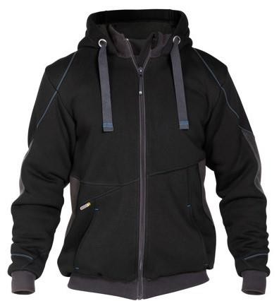 Giacca felpa Dassy Pulse Nero Antracite XL