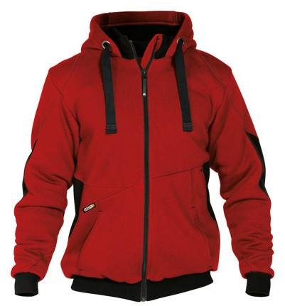Giacca felpa Dassy Pulse rosso nero l