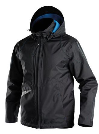 Chaqueta de trabajo Dassy hyper impermeable al viento negro s