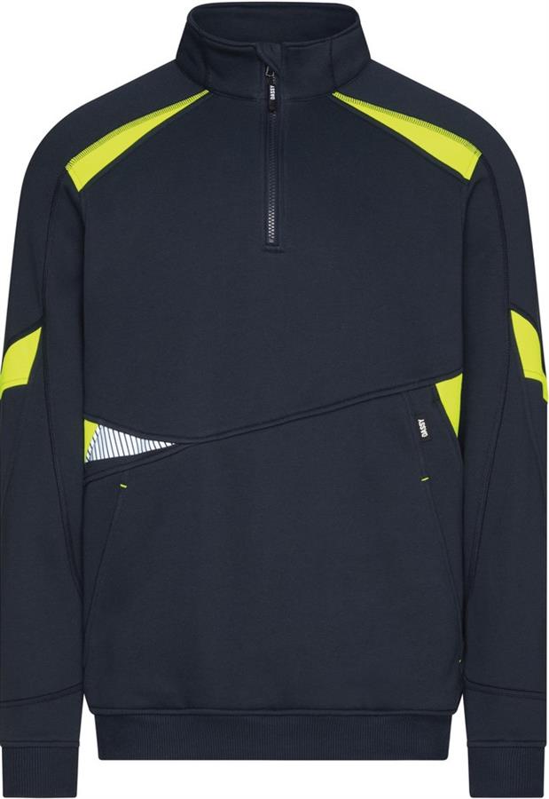 Maglione Dassy Aratu blu notte giallo fluorescente xxl