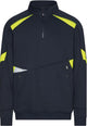 Maglione Dassy aratu blu notte giallo fluo l