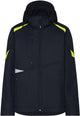 Dassy softshell kalama poliéster azul noche amarillo fluorescente xl