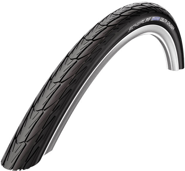 Schwalbe Delta Cruiser Plus PunctureGuard 26 x 1 3 8 37-590 mm - nero con riflesso