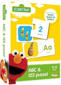 Sólo juegos plaza sésamo abc 123 rompecabezas | 6 piezas