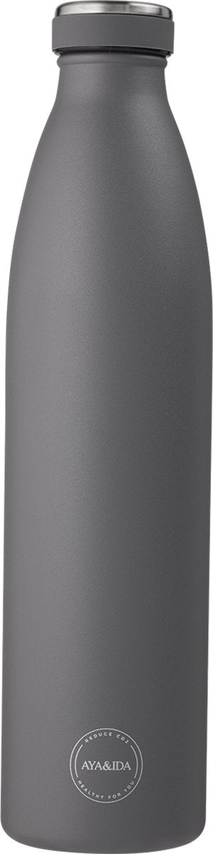 Aya ida - borraccia - thermos - borraccia - 1000 ml - grigio scuro