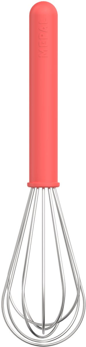 Batidor Mepal chef it de acero inoxidable - 25 cm - los alambres mantienen la forma - fácil de limpiar - apto para lavavajillas - utensilios de cocina - coral