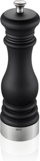 Molinillo de sal o pimienta Gefu flavio – 21 cm – molinillo de cerámica – infinitamente ajustable – negro mate